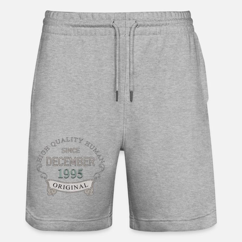 Since_December_1995 - Short de jogging bio TRAINER Stanley/Stella unisexe - gris chiné