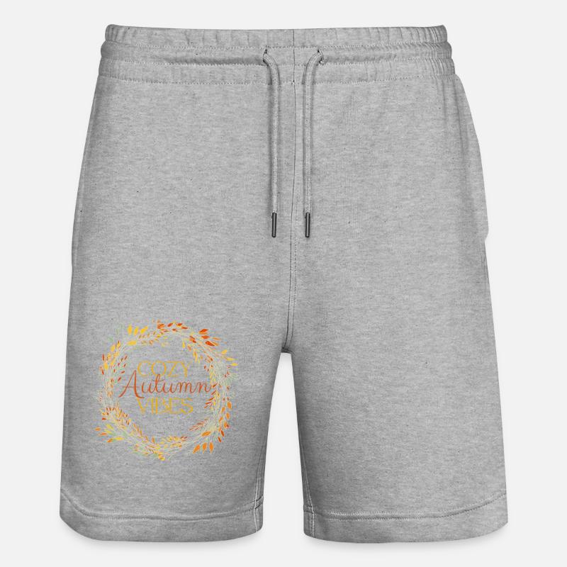 Ambiance chaleureuse d’Atumn - Short de jogging bio TRAINER Stanley/Stella unisexe - gris chiné