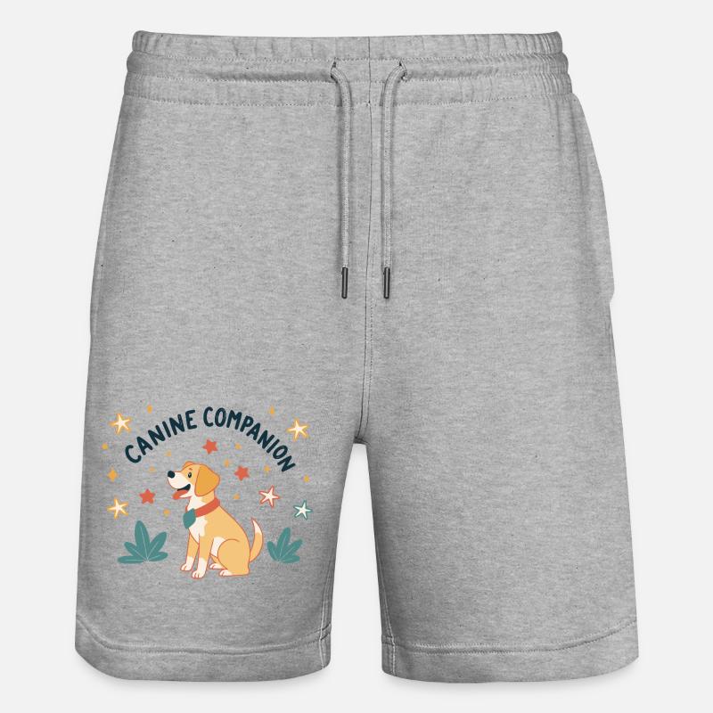 Compagnon des Chiens - Short de jogging bio TRAINER Stanley/Stella unisexe - gris chiné