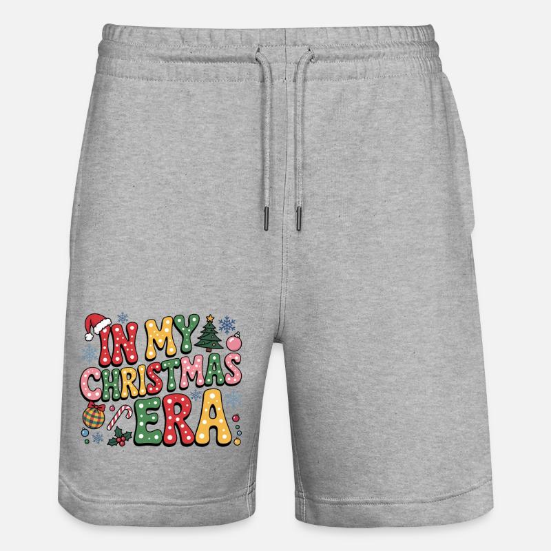 À l’époque de Noël - Short de jogging bio TRAINER Stanley/Stella unisexe - gris chiné
