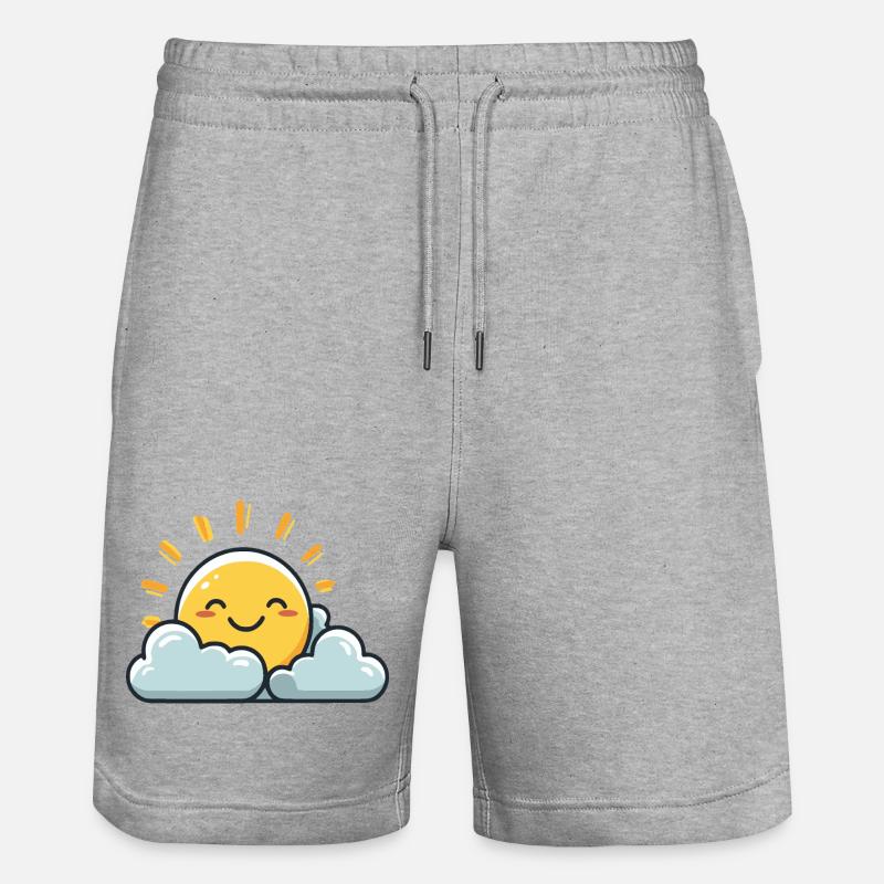 Soleil - Short de jogging bio TRAINER Stanley/Stella unisexe - gris chiné