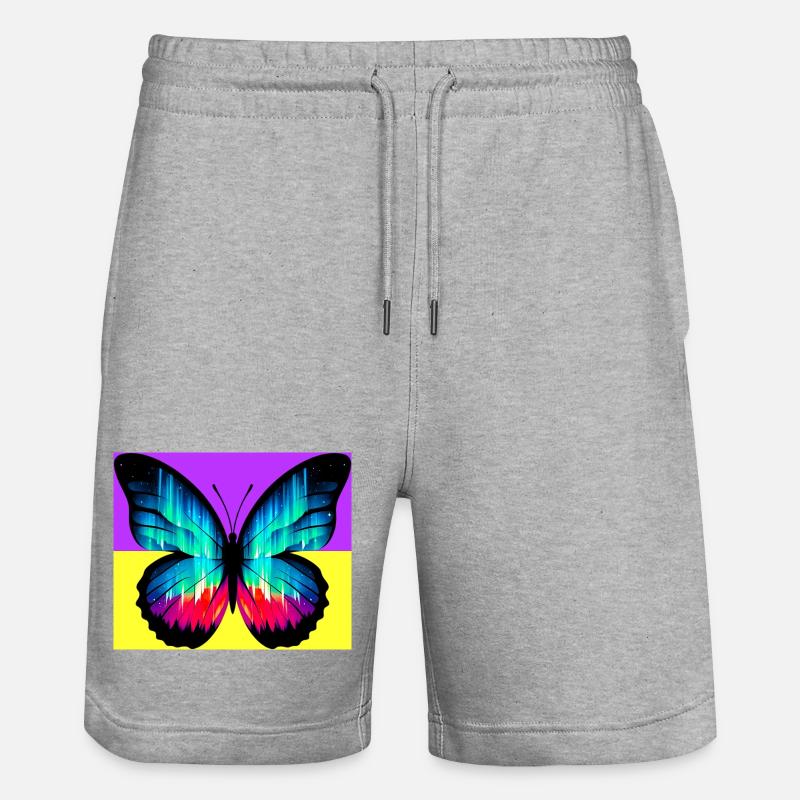 papillon - Short de jogging bio TRAINER Stanley/Stella unisexe - gris chiné