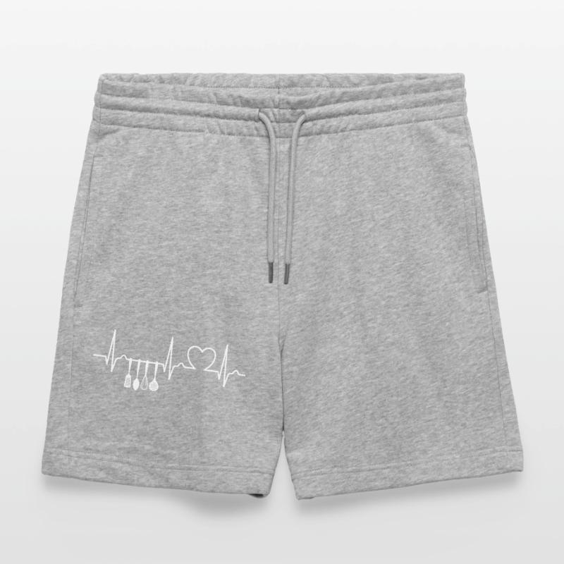 ECG Curve - Heart Curve - Kitchen - Kitchen Appliance Stanley/Stella Trainer Unisex Organic Jogging Shorts