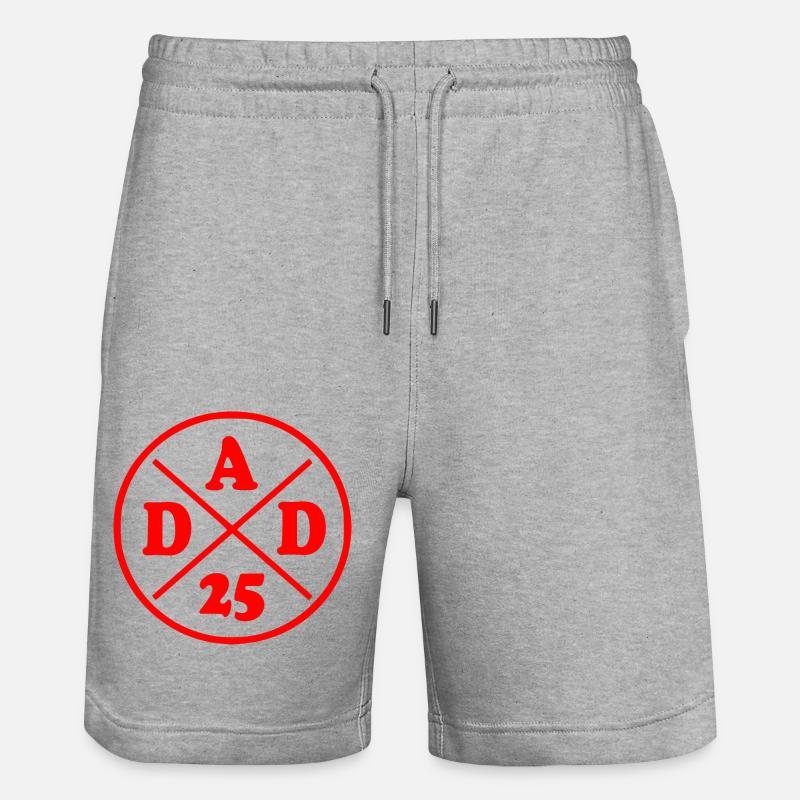 Dad 25 - Short de jogging bio TRAINER Stanley/Stella unisexe - gris chiné