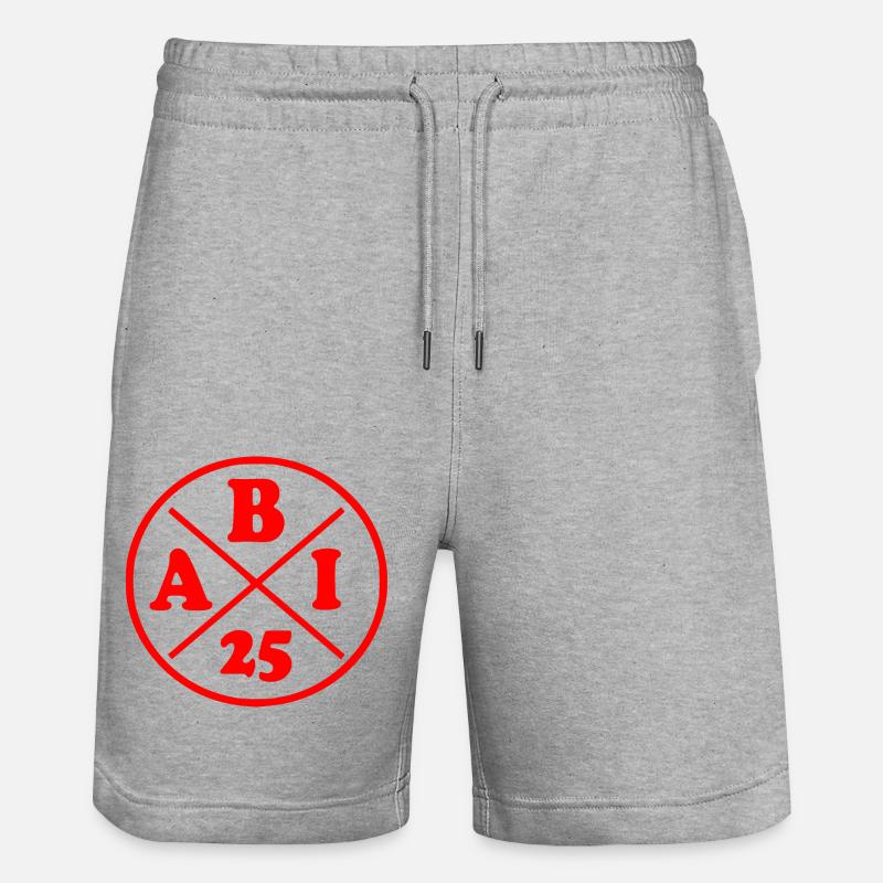 À partir de 2025 - Short de jogging bio TRAINER Stanley/Stella unisexe - gris chiné