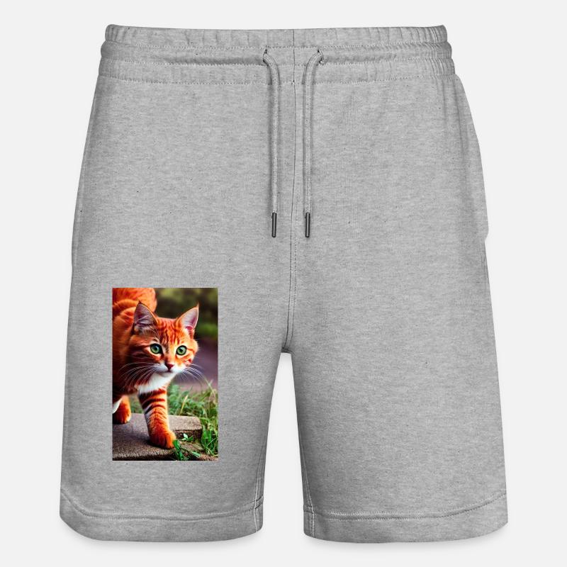 Chaton - Short de jogging bio TRAINER Stanley/Stella unisexe - gris chiné