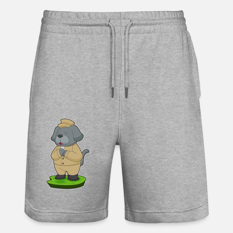 Chien marié costume mariage - Short de jogging bio TRAINER Stanley/Stella unisexe - gris chiné