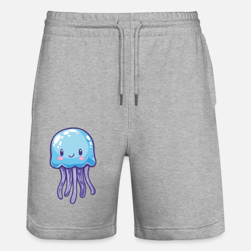 Méduse - Short de jogging bio TRAINER Stanley/Stella unisexe - gris chiné