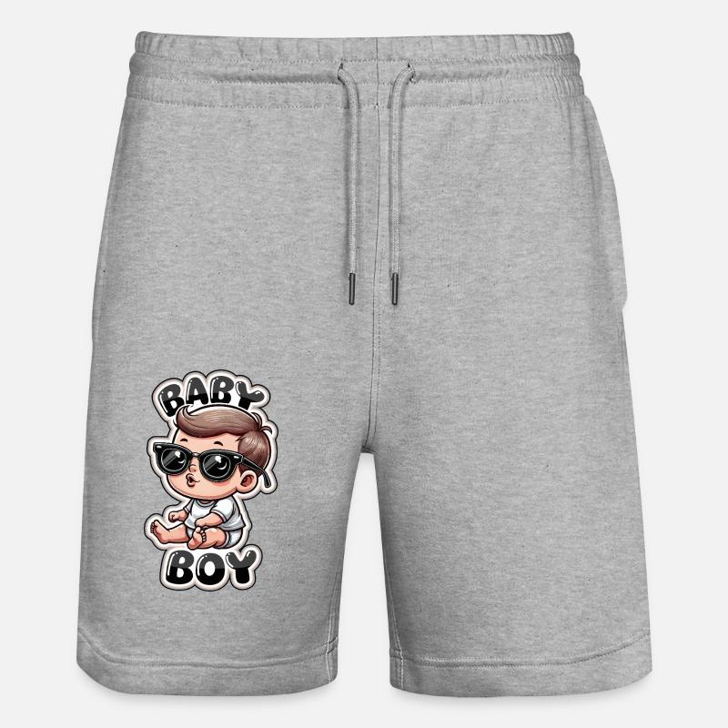 bébé - Short de jogging bio TRAINER Stanley/Stella unisexe - gris chiné