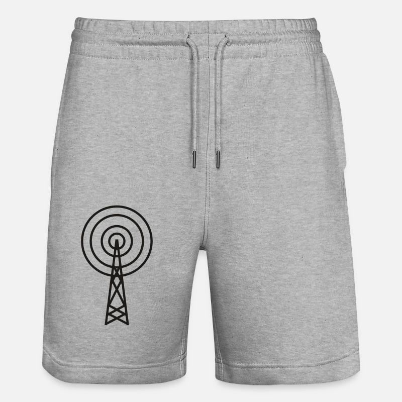 antenne - Stanley/Stella Unisex Bio Joggingshorts Trainer  - Grau meliert