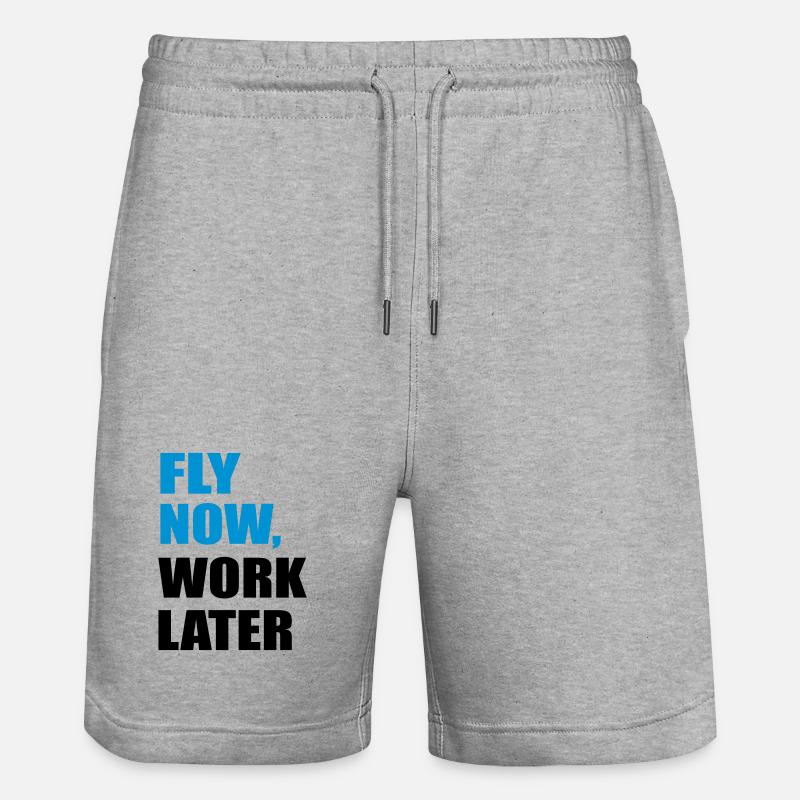Voler - Short de jogging bio TRAINER Stanley/Stella unisexe - gris chiné