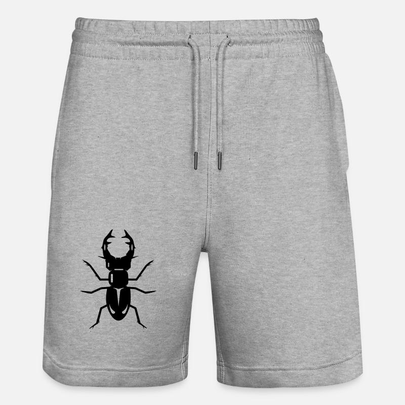 Un lucane - Short de jogging bio TRAINER Stanley/Stella unisexe - gris chiné