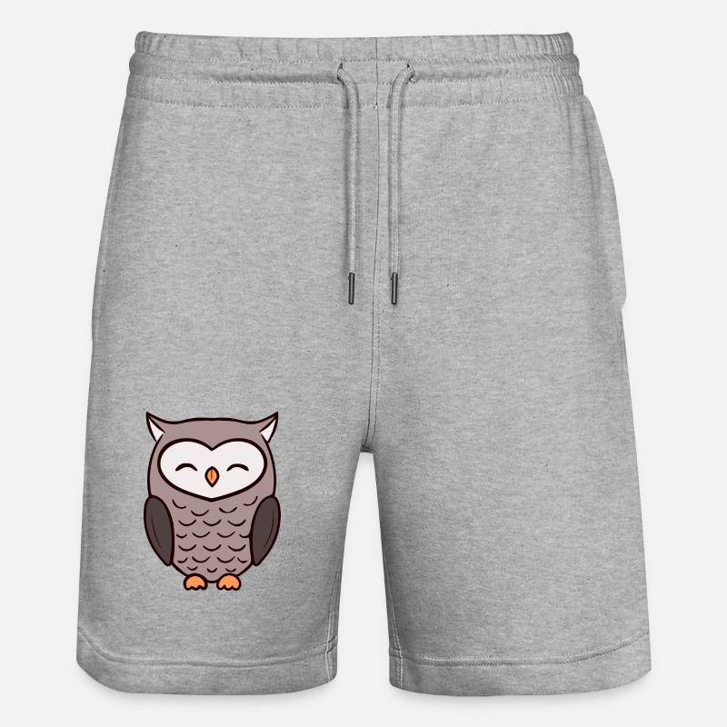 Gufo Gufo - Pantaloncini da jogger ecologici unisex Trainer di Stanley/Stella - grigio melange