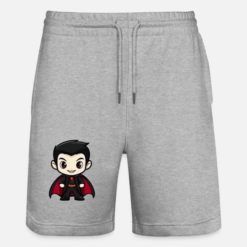 Bande dessinée de vampire - Short de jogging bio TRAINER Stanley/Stella unisexe - gris chiné