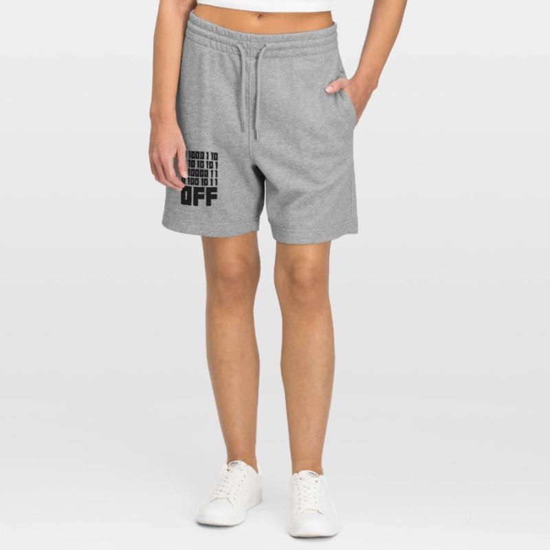 Binary Code F**k OFF – Humour Nerd & Geek Code Short de jogging bio TRAINER Stanley/Stella unisexe