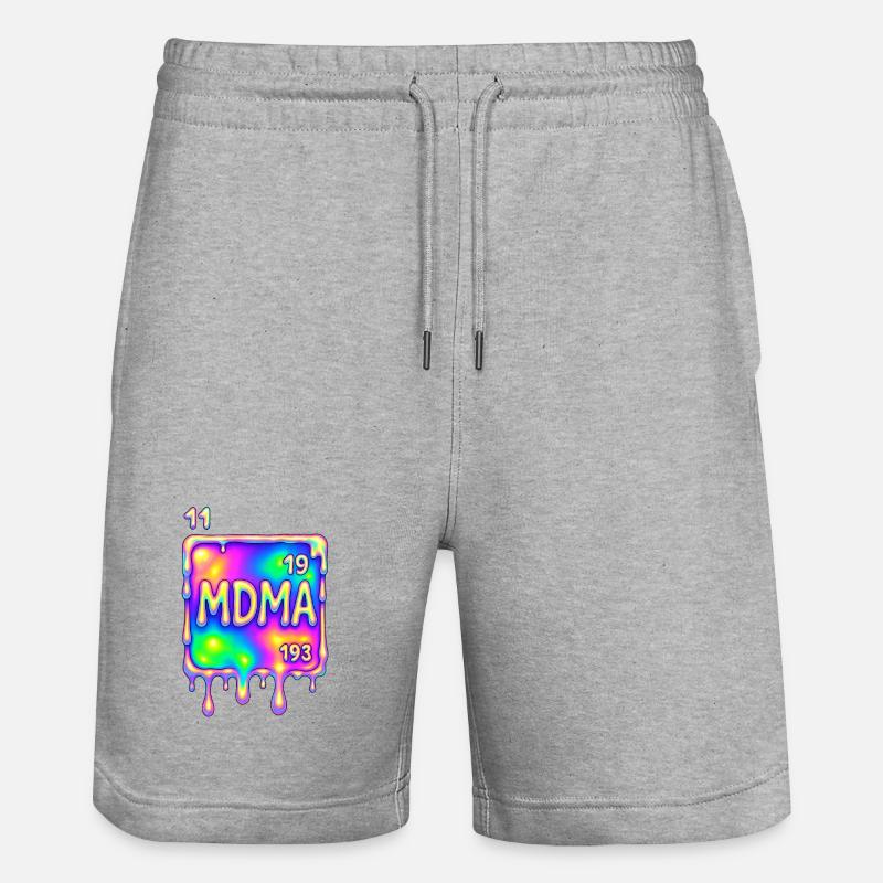 Conception de la MDMA - Short de jogging bio TRAINER Stanley/Stella unisexe - gris chiné