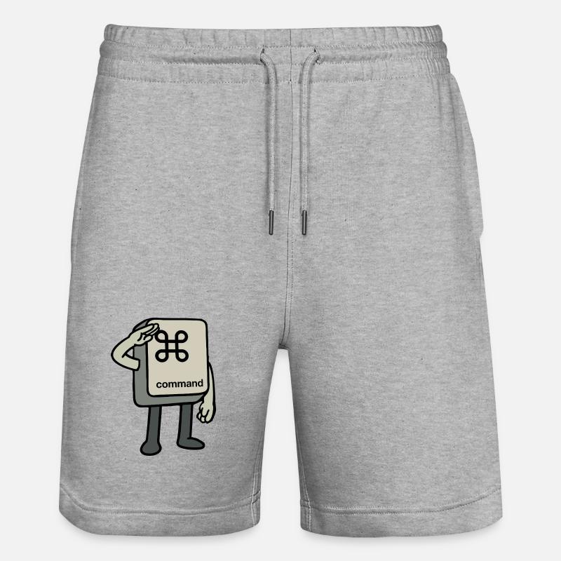 Clé de commande - Short de jogging bio TRAINER Stanley/Stella unisexe - gris chiné