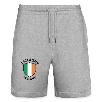 Bouclier irlandais de Tallaght - Short de jogging bio TRAINER Stanley/Stella unisexe - gris chiné - Devant - Nik (191cm) & Marisol (170cm)