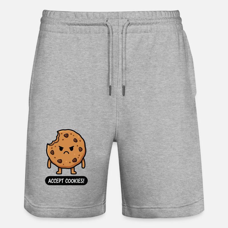 Accepter les cookies - Short de jogging bio TRAINER Stanley/Stella unisexe - gris chiné