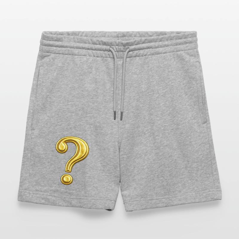 Conception du point d’interrogation doré Short de jogging bio TRAINER Stanley/Stella unisexe