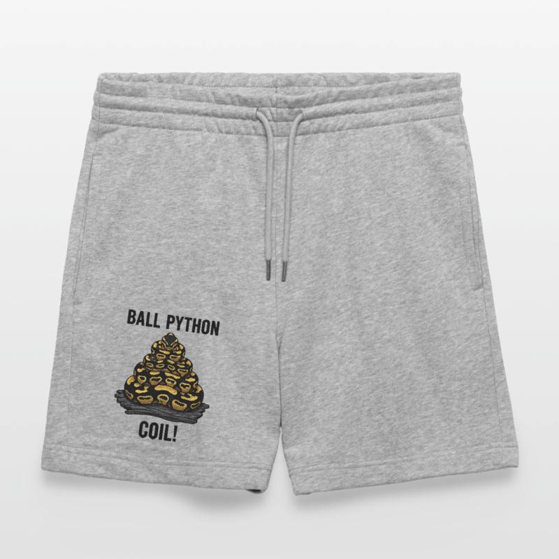 Royal Python Ball Python Coil Reptile Pyramid Stanley/Stella Trainer Unisex Organic Jogging Shorts