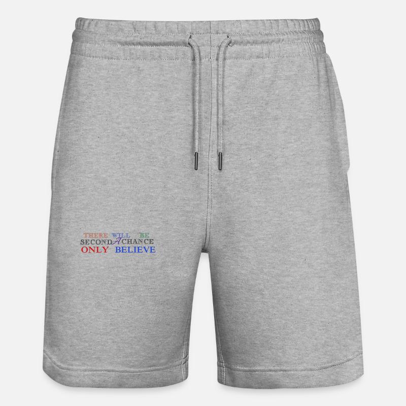 THE IS THE SECOND CHANCE - Short de jogging bio TRAINER Stanley/Stella unisexe - gris chiné