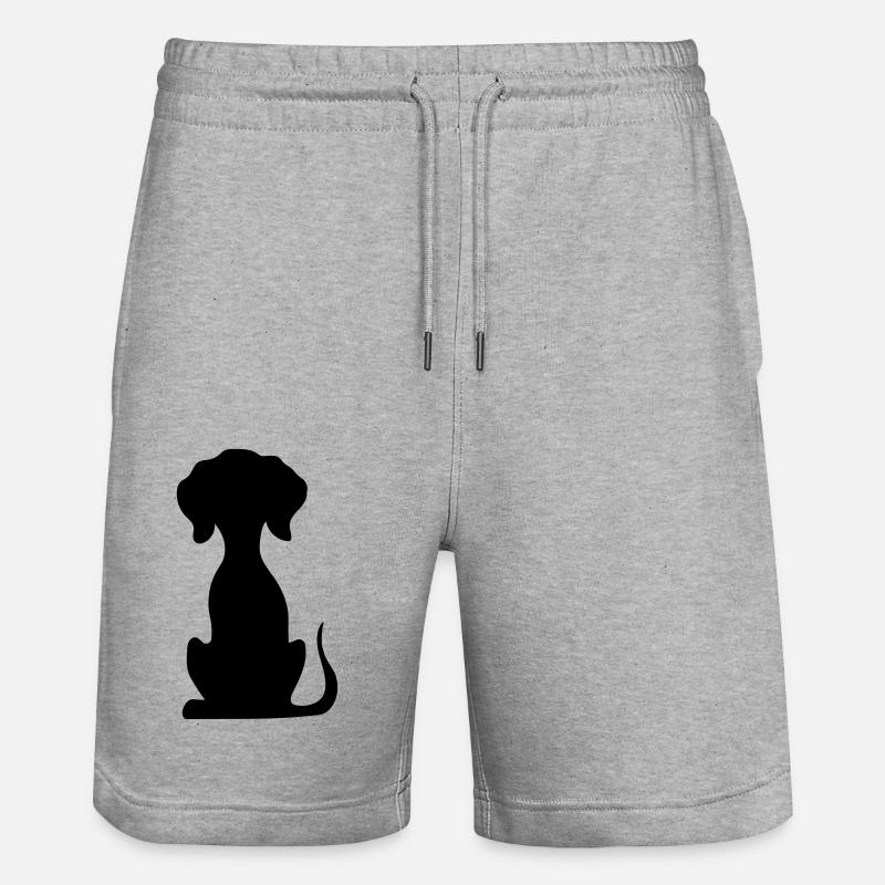 chien - Short de jogging bio TRAINER Stanley/Stella unisexe - gris chiné