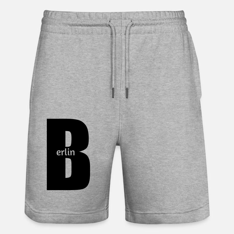 Berlin - Short de jogging bio TRAINER Stanley/Stella unisexe - gris chiné