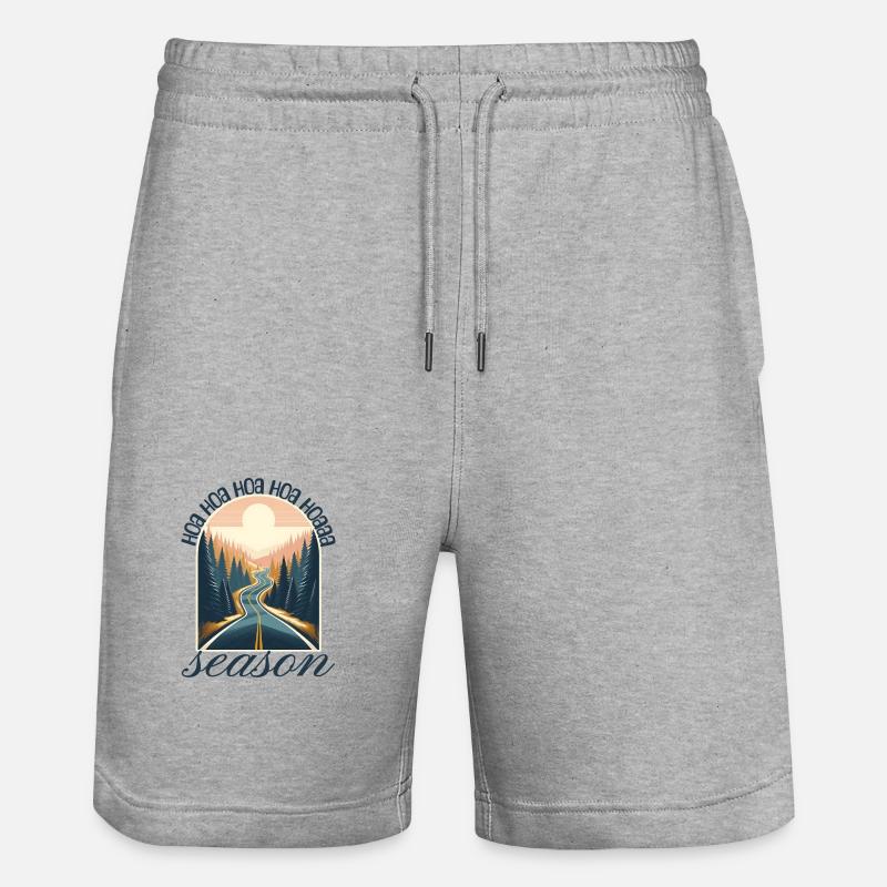 Saison Hoa Hoa Hoa - Short de jogging bio TRAINER Stanley/Stella unisexe - gris chiné