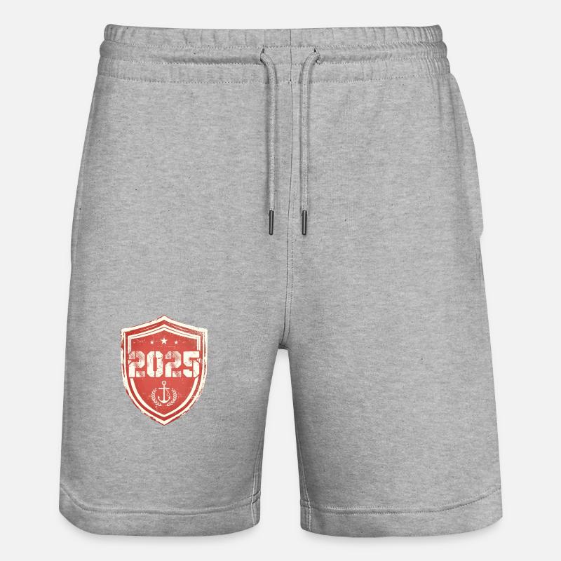 Année 2025 - Short de jogging bio TRAINER Stanley/Stella unisexe - gris chiné