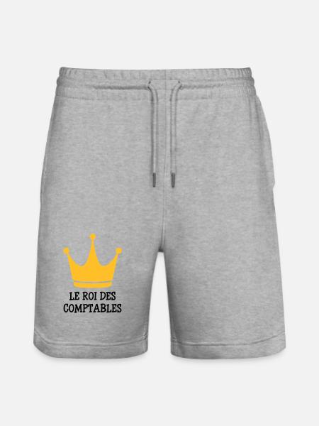 Accountant / Accounting / Comptable / Comptabilité - Stanley/Stella Trainer Unisex Organic Jogging Shorts - heather grey