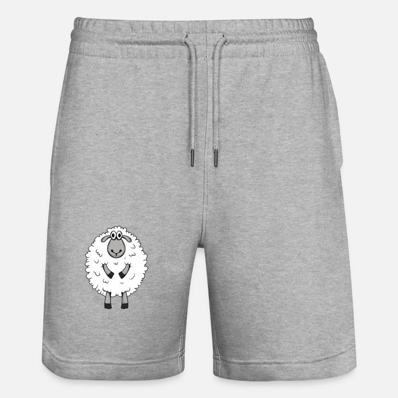 Mignon berger allemand mouton motif - Short de jogging bio TRAINER Stanley/Stella unisexe - gris chiné