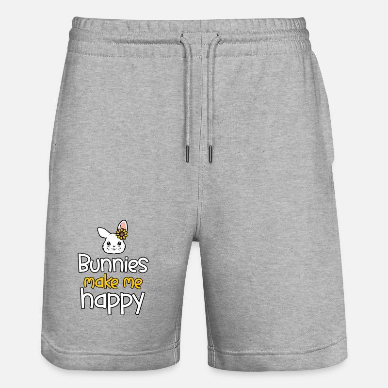 Lapin Lapin - Short de jogging bio TRAINER Stanley/Stella unisexe - gris chiné