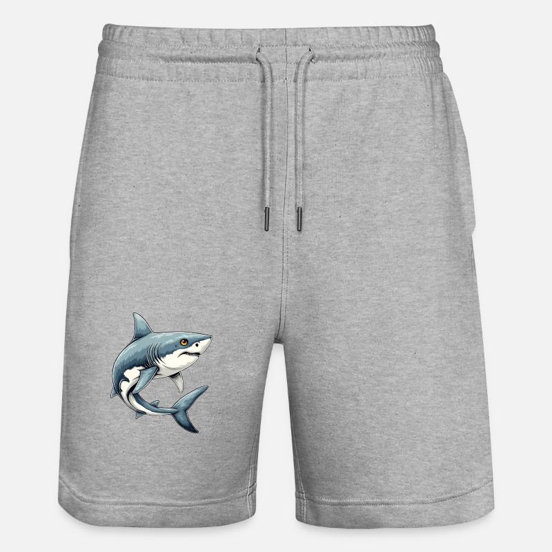Requin - Short de jogging bio TRAINER Stanley/Stella unisexe - gris chiné