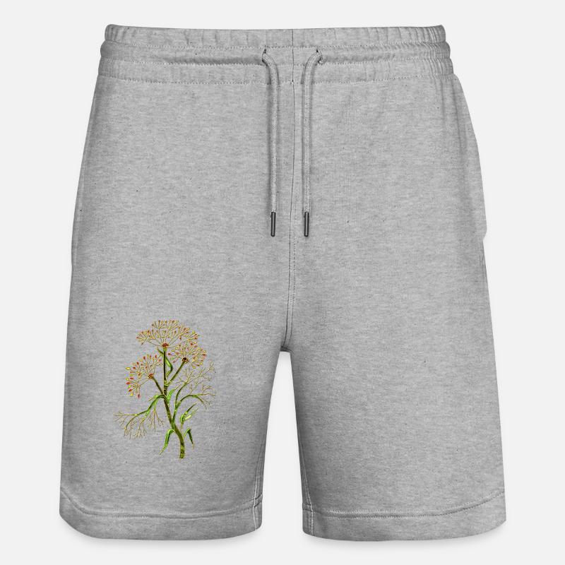 Fleur - Short de jogging bio TRAINER Stanley/Stella unisexe - gris chiné