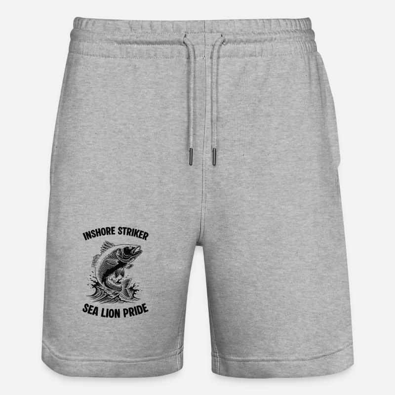 Pêche Mer Bar Sea Lion Pride - Short de jogging bio TRAINER Stanley/Stella unisexe - gris chiné