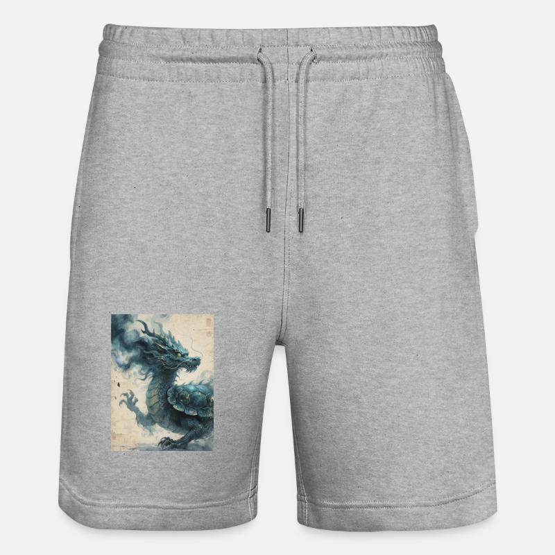 Cosmic Harmony: Xuangui – Infinity - Stanley/Stella Trainer Unisex Organic Jogging Shorts - heather grey