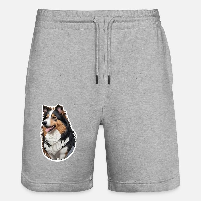 Colley - Short de jogging bio TRAINER Stanley/Stella unisexe - gris chiné