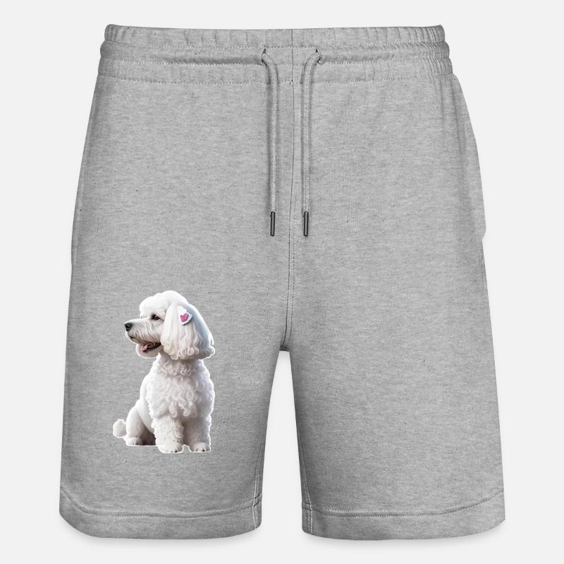 Caniche - Short de jogging bio TRAINER Stanley/Stella unisexe - gris chiné