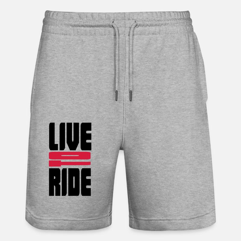 humour londres - Short de jogging bio TRAINER Stanley/Stella unisexe - gris chiné
