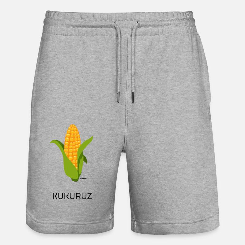 Kukuruz - Short de jogging bio TRAINER Stanley/Stella unisexe - gris chiné