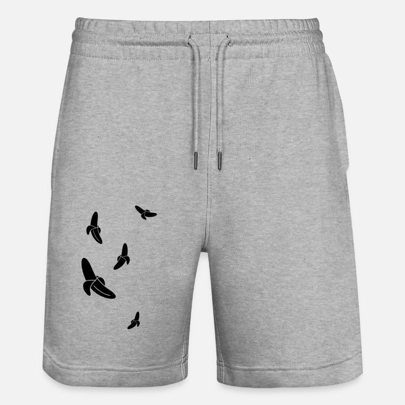 Bananes volantes - Short de jogging bio TRAINER Stanley/Stella unisexe - gris chiné