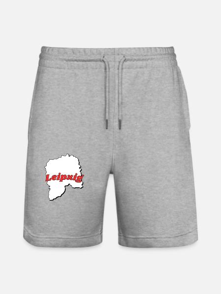Leipzig - Stanley/Stella Unisex Bio Joggingshorts Trainer - Grau meliert