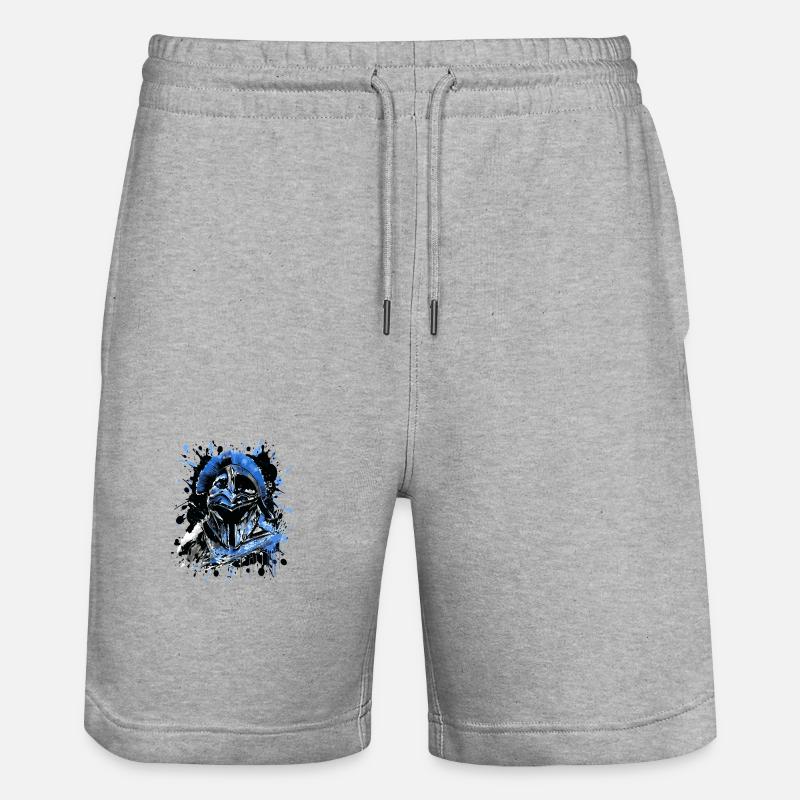 Mythologie du casque de Sparte - Short de jogging bio TRAINER Stanley/Stella unisexe - gris chiné