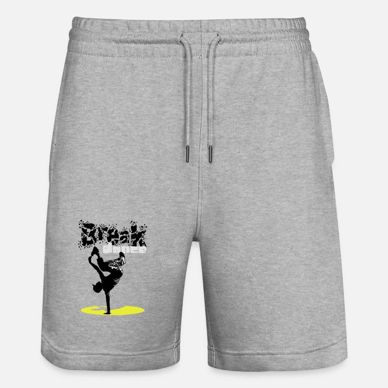 Breakdance flex - Short de jogging bio TRAINER Stanley/Stella unisexe - gris chiné