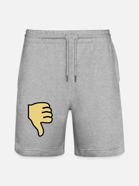 2541614 15419361 thumbs - Stanley/Stella Trainer Unisex Organic Jogging Shorts - heather grey