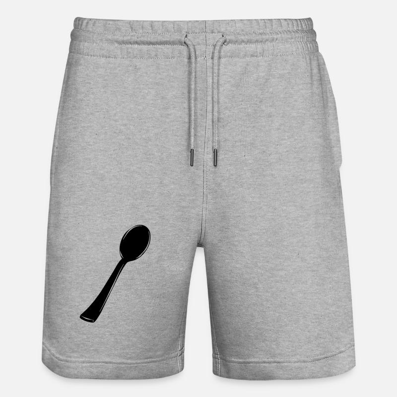 Cuiller - Short de jogging bio TRAINER Stanley/Stella unisexe - gris chiné