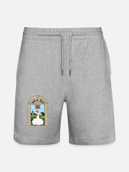 Calle del Laurel - Stanley/Stella Trainer Unisex Organic Jogging Shorts - heather grey