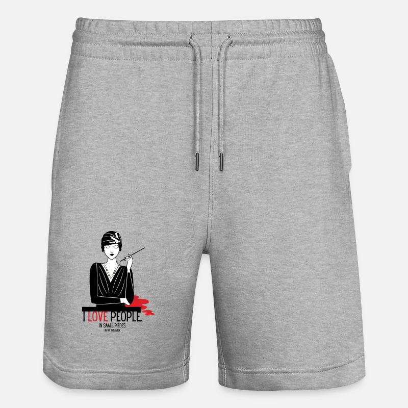 Philanthropie - Short de jogging bio TRAINER Stanley/Stella unisexe - gris chiné