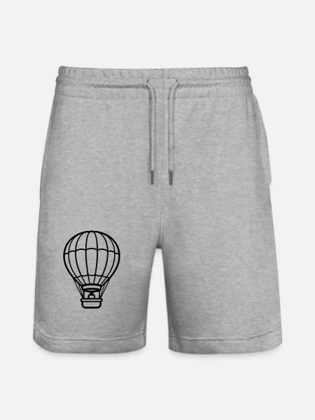 balloon - Stanley/Stella Trainer Unisex Organic Jogging Shorts - heather grey
